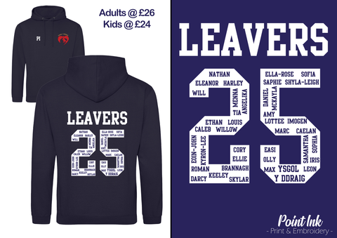 Ysgol Y Ddraig Leavers Hoodie 2025